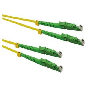 Roline ROLINE kabel światłowodowy duplex 9/125m OS2, LSH/LSH, APC polerowany, LSOH, żółty, 0,5 m