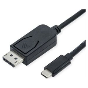 Adapter AV Roline Adapter ROLINE USB typu C - DisplayPort, v1.4, M/M, 1 m