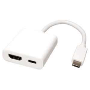 Adapter AV Roline ROLINE Display Adapter USB typu C - HDMI, + 1x PD typu C, M/F