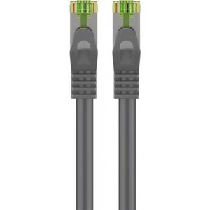 Goobay Kabel krosowy CAT 8.1 z certyfikatem GHMT, S/FTP (PiMF), Szary - Długość kabla 3 m