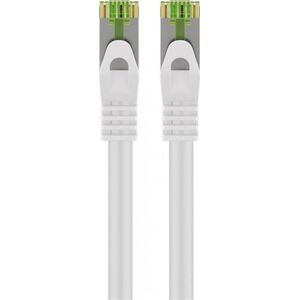Goobay Kabel krosowy CAT 8.1 z certyfikatem GHMT, S/FTP (PiMF), biały - Długość kabla 1 m