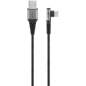 Kabel USB Goobay USB-C - USB-A 2 m Szary