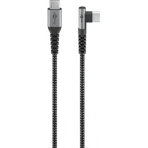 Kabel USB Goobay USB-C - USB-C 1 m Szary (64659)