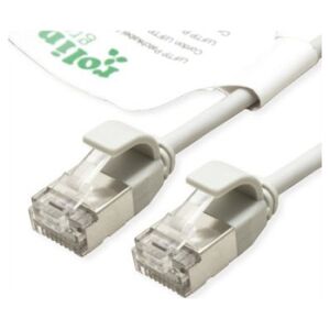 Roline ROLINE GREEN F/UTP DataCenter Patch Cord Cat.6A (Class EA), LSOH, bardzo cienki, szary, 1 m