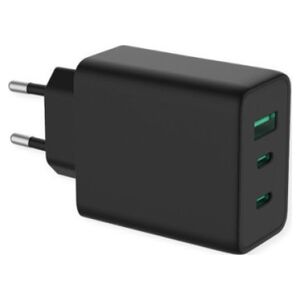 Kabel zasilający Value Ładowarka VALUE USB z wtyczką euro, 3-portowa (Typ-A, 2x Typ-C), 65W, GaN