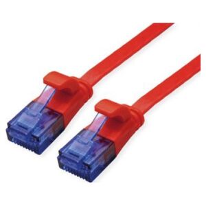 Value VALUE Patchkabel UTP, Cat.6A (Class EA), extra plat, rood, 2 m