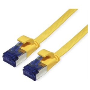Value Kabel krosowy VALUE FTP, kat. 6A (klasa EA), bardzo płaski, żółty, 0,5 m