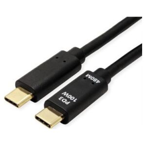 Kabel USB Value USB-C - USB-C 3 m Czarny