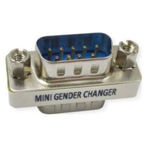 Value VALUE Mini Gender Changer, DSUB 9pin. M/M