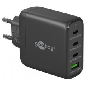 Ładowarka Goobay Wieloportowa szybka ładowarka USB-C PD (68 W), czarny