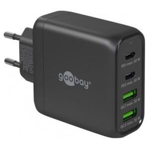 Ładowarka Goobay Wieloportowa szybka ładowarka USB-C PD (68 W), czarny