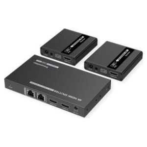 Value VALUE Rozgałęźnik HDMI 3-kanałowy, z przedłużeniem (2x) przez TP, do 40 m