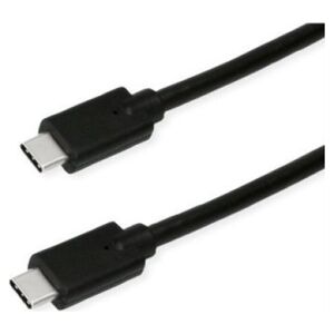 Kabel USB Roline USB-C - USB-C 0.5 m Czarny (11.44.9070)