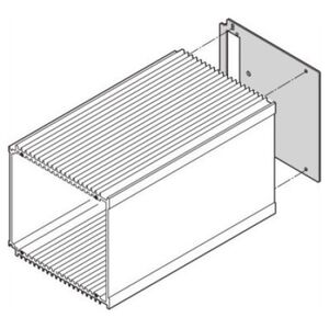 SCHROFF SCHROFF HF moduł wtykowy typu ramowego panel tylny, wgłębienie na złącze, 3 HU, 7 HU