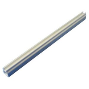 SCHROFF Szyna prowadząca SCHROFF, wieloczęściowa, wytłaczana z aluminium, 220 mm, szerokość rowka 2 mm, srebrna, 10 szt.