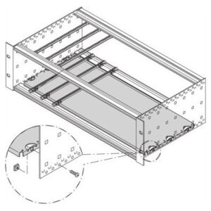 SCHROFF SCHROFF Płyta montażowa do szafy 19 i szafy modułowej, 84 HP, długość półki 280 mm