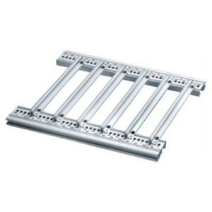 SCHROFF Szyna prowadząca SCHROFF do ciężkich płytek PCB, bardzo wytrzymała, aluminiowa, 160 mm, szerokość rowka 2,5 mm, srebrna