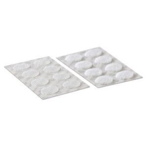 Velcro VELCRO Velcro dots samoprzylepne haczyki i pętelki 16 mm x 16 zestawów Biały
