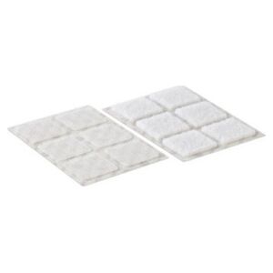 Velcro Samoprzylepny rzep VELCRO z haczykami i pętelkami 25 mm x 25 mm x 24 zestawy biały