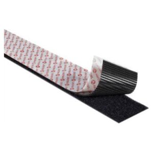 Velcro Bardzo mocny rzep samoprzylepny VELCRO z haczykiem i pętelką 50 mm x 2,5 m czarny