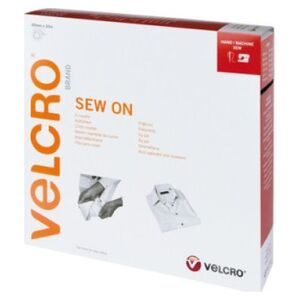 Velcro VELCRO rzep do szycia z haczykami i pętelkami 20 mm x 5 m biały