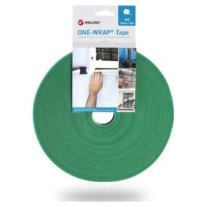 Velcro Taśma VELCRO One Wrap o szerokości 10 mm, zielona, 25 m
