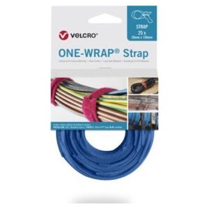 Velcro Taśma do wiązania VELCRO One Wrap 20 mm x 330 mm, 25 sztuk, niebieska