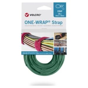 Velcro Taśma do wiązania VELCRO One Wrap 20 mm x 330 mm, 25 sztuk, zielona