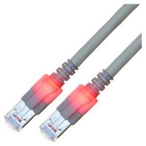 SACON Kabel saCon S/FTP kat. 6 (klasa E), LSOH, szary, 0,5 m
