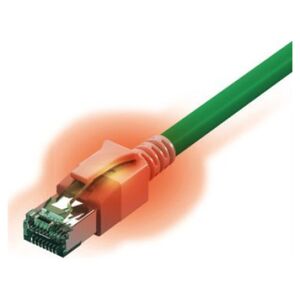 SACON Kabel saCon S/FTP kat. 6A (klasa EA), LSOH, zielony, 1 m