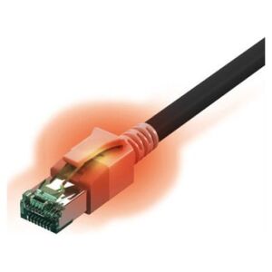 SACON Kabel saCon S/FTP Cat.6A (Class EA), LSOH, zwart, 3 m
