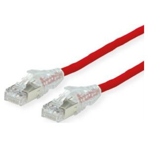 DTWYLER DTWYLER Patchkabel Kat.6A (klasa EA) S/FTP, CU 7702 flex LSOH, AMP v2, rot, 3 m