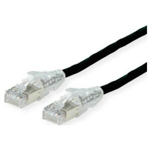 DTWYLER Kabel krosowy DTWYLER Cat.6A (Class EA) S/FTP, CU 7702 flex LSOH, AMP v2, czarny, 10 m