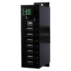 Exsys EXSYS EX-1177HMVS 7 portowy HUB USB 2.0 z ochroną przeciwprzepięciową 350W w metalowej obudowie