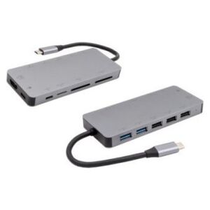 Exsys EXSYS EX-1221HM USB 3.2 Gen1 C-HUB 11 portów do notebooków, Matebooków i MacBooków