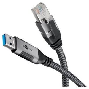 Kabel USB Goobay Kabel Ethernet USB-A do RJ45, 7,5 m