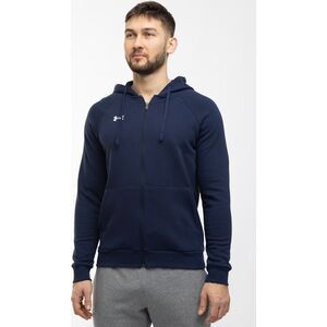 Under Armour Bluza męska Under Armour Rival Fleece FZ Hoodie granatowa 1379767 410 XL