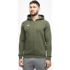 Under Armour Bluza męska Under Armour Rival Fleece FZ Hoodie khaki 1379767 390 L