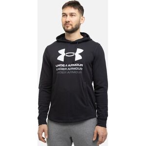 Under Armour Bluza męska Under Armour UA Rival Terry Graphic Hoodie czarna 1386047 001 2XL