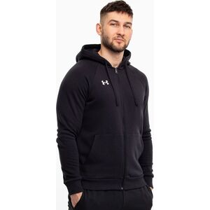 Under Armour Bluza męska Under Armour Rival Fleece FZ Hoodie czarna 1379767 001 M