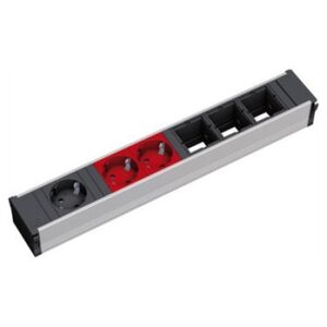 Bachmann BACHMANN CONI 1xCEE7/3 2xCEE7/3 czerwony, Gniazdo peryferyjne 1x czarny + 2x czerwony