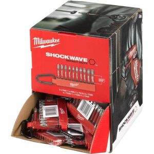 Milwaukee MILWAUKEE SET OF TIPS 10 pcs + IMPACT RIFLES