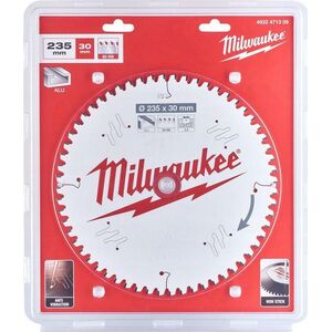 Milwaukee MILWAUKEE CIRCULAR SAW 235x30x2.4x60z ALUMINUM