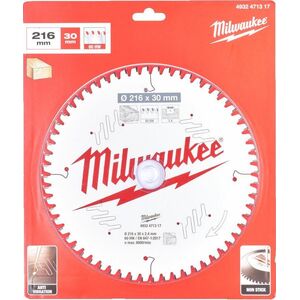 Milwaukee MILWAUKEE CIRCULAR SAW 216x30x2.4x60z ATB