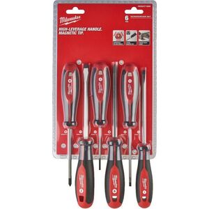 Milwaukee MILWAUKEE SCREWDRIVERS SET 6 pcs. (SL&PZ)