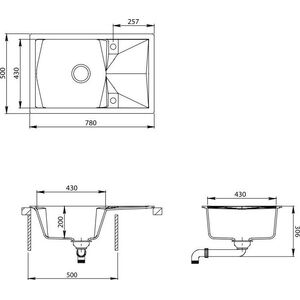 Bateria kuchenna Aquasanita Aquasanita TPD101-601AWP