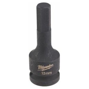 Milwaukee MILWAUKEE IMPACT SOCKET 1/2" HEX12 SHANK