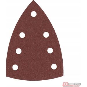 Milwaukee MILWAUKEE DELTA SANDING PAPER 100mm x 147mm 7 HOLES P240 / 10 pcs.