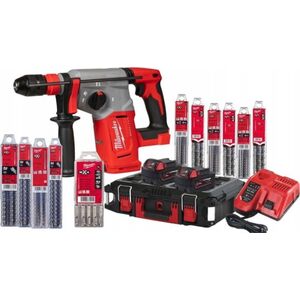 Młotowiertarka Milwaukee MILWAUKEE.BATTERY HAMMER. M18BLHX100P-502P +ACC 2.3J ...