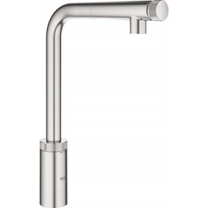 Bateria kuchenna Grohe Kitchen faucet with pull-out shower Grohe Minta Smartcontrol, 31613DC0, stainless steel. steel